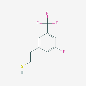 2-[3-Fluoro-5-(trifluoromethyl)phenyl]ethanethiol