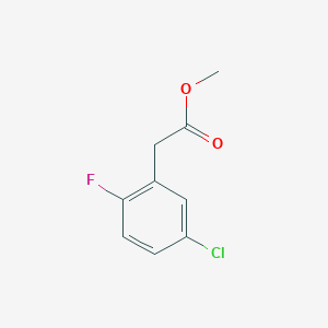 molecular formula C9H8ClFO2 B7994186 (5-Chloro-2-fluorophenyl)acetic acid methyl ester 