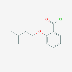 molecular formula C12H15ClO2 B7994194 2-iso-Pentoxybenzoyl chloride CAS No. 21023-53-0