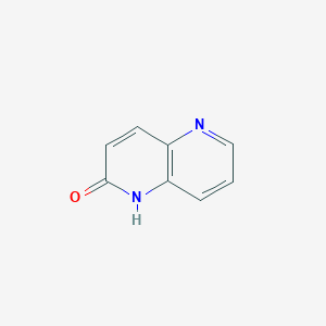 molecular formula C8H6N2O B079942 1,5-萘啶-2(1H)-酮 CAS No. 10261-82-2