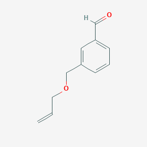 molecular formula C11H12O2 B7994204 3-[(Allyloxy)methyl]benzaldehyde 