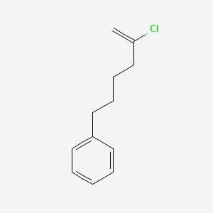 molecular formula C12H15Cl B7994211 2-Chloro-6-phenyl-1-hexene CAS No. 1314922-71-8