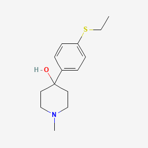 4-(4-Ethylthiophenyl)-4-hydroxy-1-methylpiperidine
