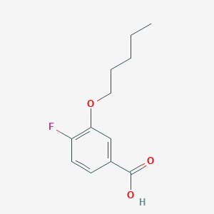 4-Fluoro-3-n-pentoxybenzoic acid