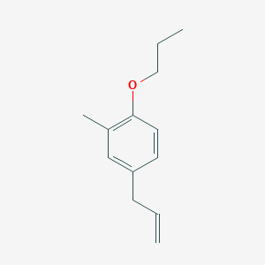 molecular formula C13H18O B7994284 3-(3-Methyl-4-n-propoxyphenyl)-1-propene 