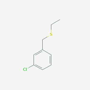 molecular formula C9H11ClS B7994294 3-Chlorobenzyl ethyl sulfide 