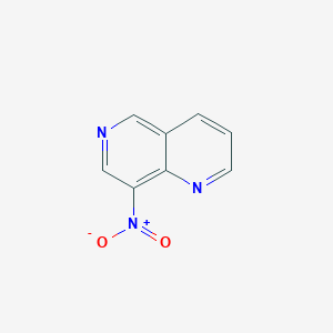 molecular formula C8H5N3O2 B079943 8-Nitro-1,6-naphthyridine CAS No. 13058-76-9