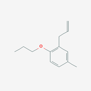 molecular formula C13H18O B7994350 3-(5-Methyl-2-n-propoxyphenyl)-1-propene 