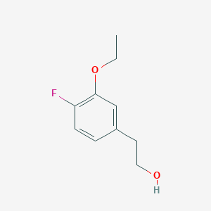 molecular formula C10H13FO2 B7994464 3-Ethoxy-4-fluorophenethyl alcohol 