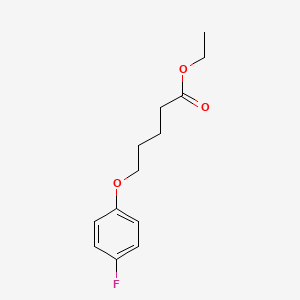 molecular formula C13H17FO3 B7994468 Ethyl 5-(4-fluorophenoxy)pentanoate CAS No. 418810-85-2