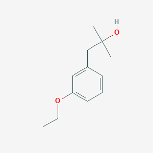 molecular formula C12H18O2 B7994490 1-(3-Ethoxyphenyl)-2-methyl-2-propanol CAS No. 23037-48-1