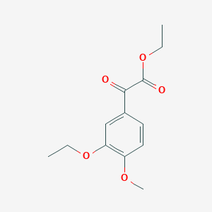 molecular formula C13H16O5 B7994503 Ethyl 3-ethoxy-4-methoxybenzoylformate 