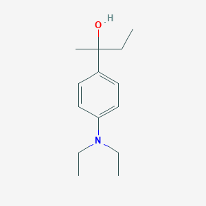 molecular formula C14H23NO B7994509 2-[4-(Diethylamino)phenyl]-2-butanol 