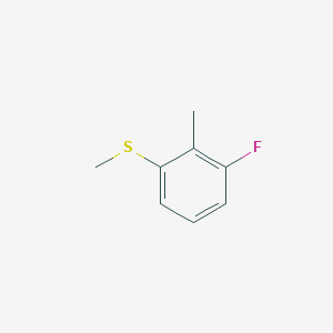 molecular formula C8H9FS B7994553 3-Fluoro-2-methylphenyl methyl sulfide CAS No. 134646-04-1