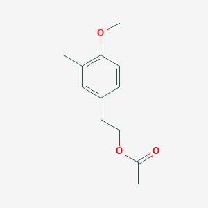 molecular formula C12H16O3 B7994562 4-Methoxy-3-methylphenethyl acetate 