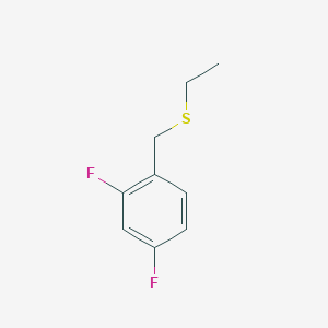 molecular formula C9H10F2S B7994583 2,4-Difluorobenzyl ethyl sulfide 