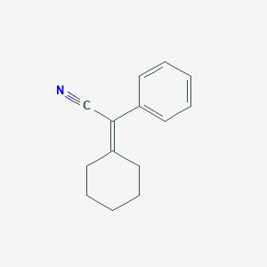 molecular formula C14H15N B079946 2-Cyclohexylidene-2-phenylacetonitrile CAS No. 10461-98-0