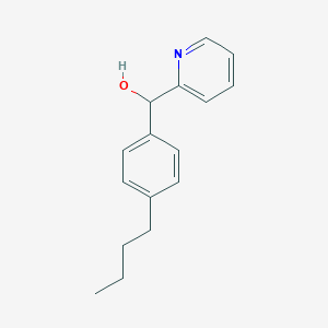 molecular formula C16H19NO B7994638 4-n-Butylphenyl-(2-pyridyl)methanol 