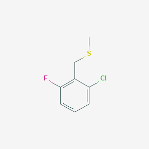 molecular formula C8H8ClFS B7994663 2-Chloro-6-fluorobenzyl methyl sulfide 