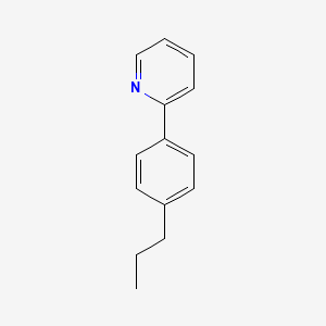 molecular formula C14H15N B7994688 2-(4-Propylphenyl)pyridine 