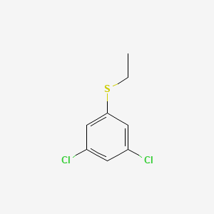 molecular formula C8H8Cl2S B7994697 3,5-Dichlorophenyl ethyl sulfide 