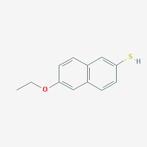 molecular formula C12H12OS B7994707 6-Ethoxy-2-thionaphthol 