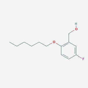molecular formula C13H19FO2 B7994753 5-Fluoro-2-n-hexyloxybenzyl alcohol 