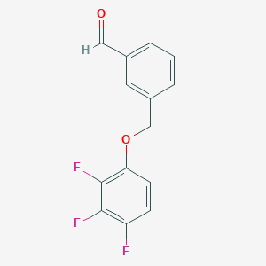 3-((2,3,4-Trifluorophenoxy)methyl)benzaldehyde