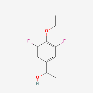 molecular formula C10H12F2O2 B7994797 1-(3,5-Difluoro-4-ethoxyphenyl)ethanol 