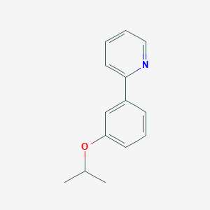 molecular formula C14H15NO B7994823 2-(3-Isopropoxyphenyl)pyridine 
