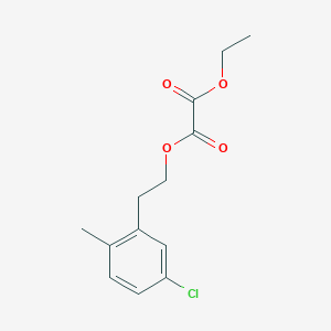 O1-[2-(3-Chloro-6-methylphenyl)ethyl] O2-ethyl oxalate