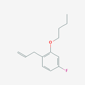 molecular formula C13H17FO B7994862 1-Allyl-2-butoxy-4-fluorobenzene CAS No. 1443311-70-3