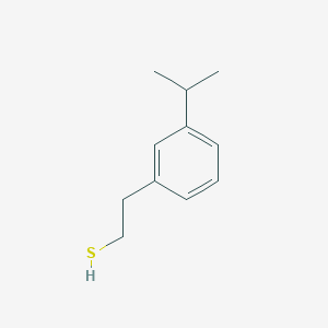 molecular formula C11H16S B7994881 2-(3-iso-Propylphenyl)ethanethiol 