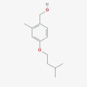 molecular formula C13H20O2 B7994885 2-Methyl-4-iso-pentoxybenzyl alcohol 
