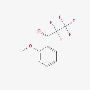 molecular formula C10H7F5O2 B7994923 2'-Methoxy-2,2,3,3,3-pentafluoropropiophenone 