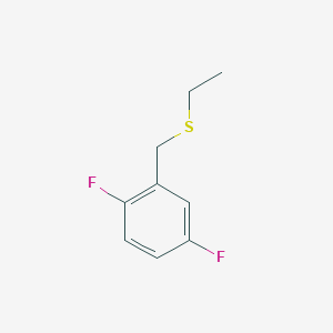 molecular formula C9H10F2S B7994928 2,5-Difluorobenzyl ethyl sulfide 