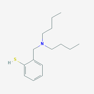 molecular formula C15H25NS B7994943 2-[(Di-n-butylamino)methyl]thiophenol 