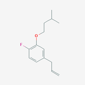molecular formula C14H19FO B7994949 3-(4-Fluoro-3-iso-pentoxyphenyl)-1-propene 