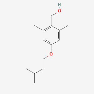 molecular formula C14H22O2 B7994969 2,6-Dimethyl-4-iso-pentoxybenzyl alcohol 