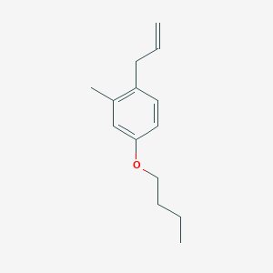 molecular formula C14H20O B7994995 3-(4-n-Butoxy-2-methylphenyl)-1-propene 