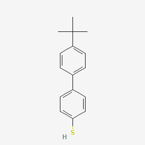 molecular formula C16H18S B7995048 4-(4-tert-Butylphenyl)thiophenol 