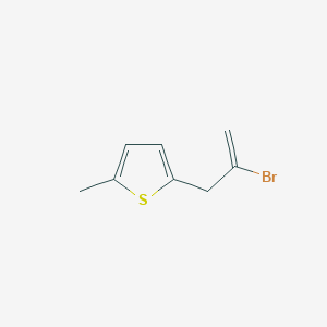 molecular formula C8H9BrS B7995107 2-Bromo-3-(5-methyl-2-thienyl)-1-propene 