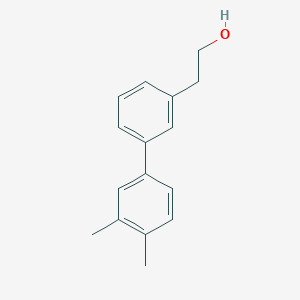 molecular formula C16H18O B7995174 3-(3,4-Dimethylphenyl)phenethyl alcohol 