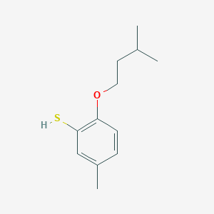molecular formula C12H18OS B7995274 5-Methyl-2-iso-pentoxythiophenol 