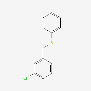 molecular formula C13H11ClS B7995327 1-Chloro-3-(phenylsulfanylmethyl)benzene CAS No. 51229-52-8
