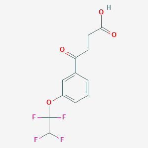 4-Oxo-4-[3-(1,1,2,2-tetrafluoroethoxy)phenyl]butyric acid