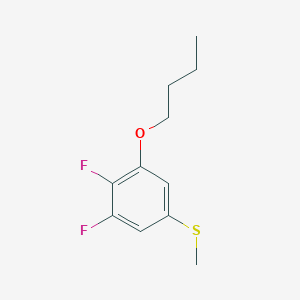 molecular formula C11H14F2OS B7995376 (3-Butoxy-4,5-difluorophenyl)(methyl)sulfane CAS No. 1443351-02-7