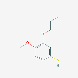 molecular formula C10H14O2S B7995383 4-Methoxy-3-n-propoxythiophenol 