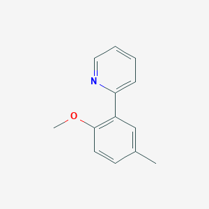 molecular formula C13H13NO B7995505 2-(2-Methoxy-5-methylphenyl)pyridine 
