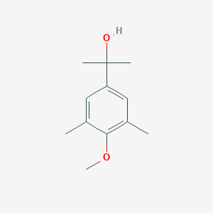molecular formula C12H18O2 B7995537 2-(3,5-Dimethyl-4-methoxyphenyl)-2-propanol 